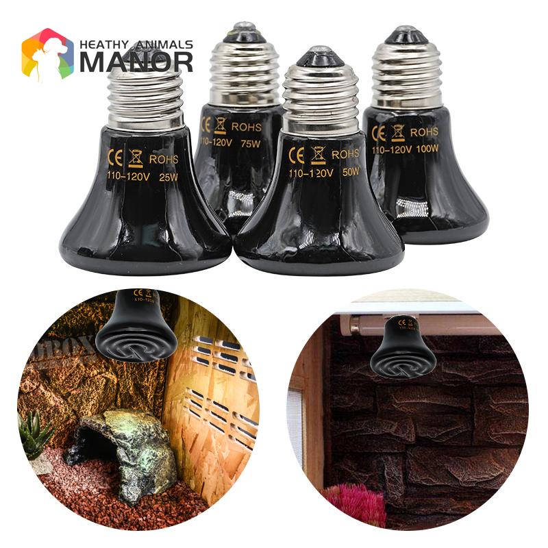 Ceramic Heat Emitter - Haustier-Heizlampe, Eidechse, Schildkröte, Spinne, E27, Ferninfrarot-Keramik,